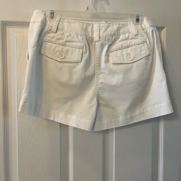 Jones New York White/Off White Low Rise Shorts - Picture 4 of 8
